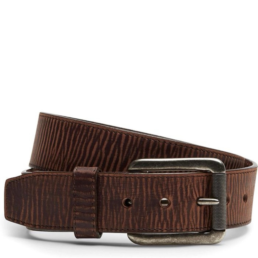 Men's Justin Bomber Leather Belt 36